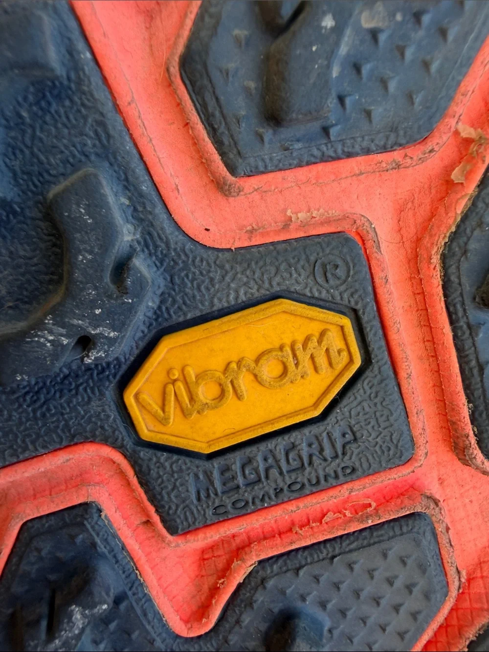 HOKA Speedgoat 2 Women's Purple/Orange Vibram Trail Running Sneakers Size 9